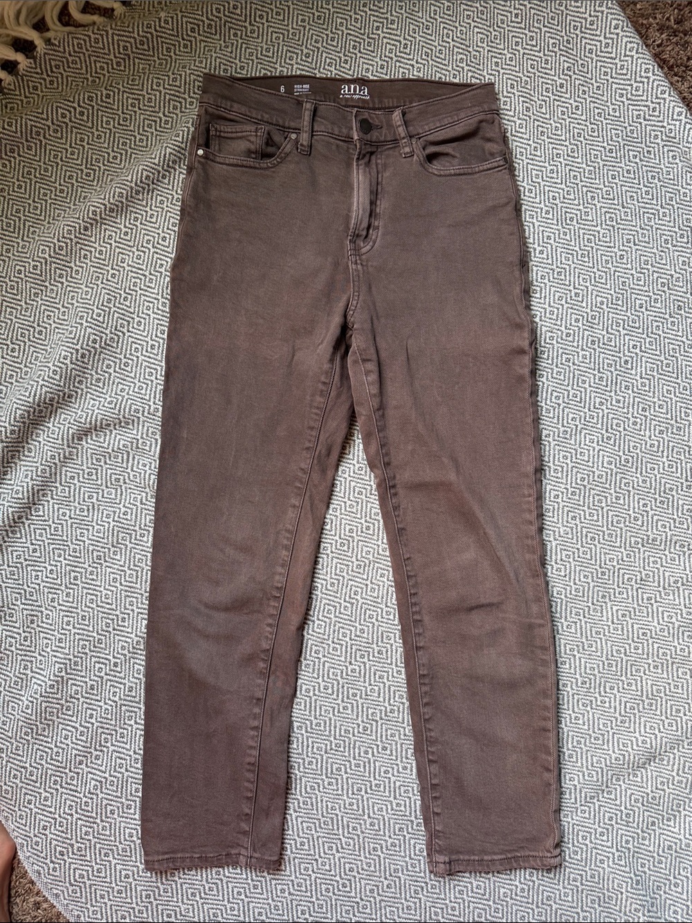 a.n.a Chocolate Brown Slim Jeans